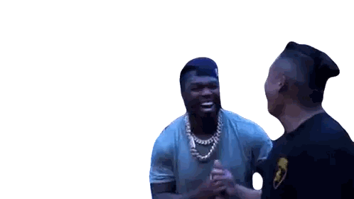 Laughing Men with Skull Hat