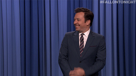Laughing Out Loud Happy Jimmy Fallon GIF