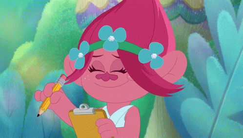 Laughing Poppy Check List GIF