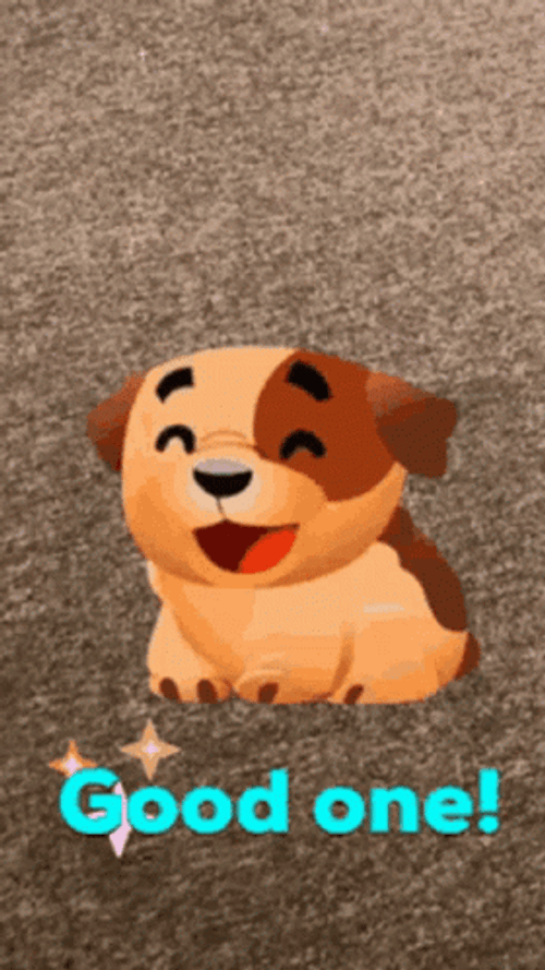 Laughing Puppy Good One GIF
