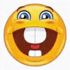 Laughing Smiley With Big Teeth And Red Tongue GIF
