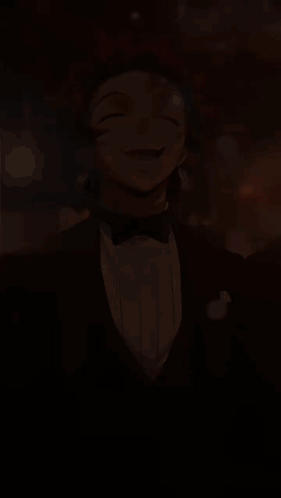 Laughing Tanjiro Demon Anime GIF