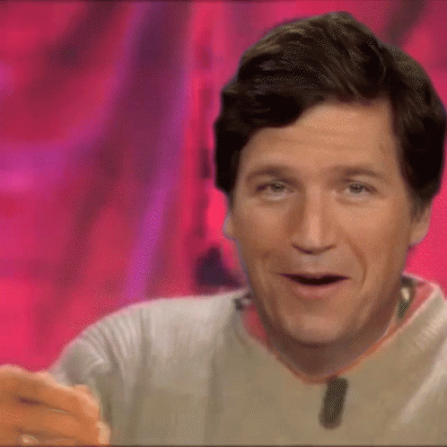 Laughing Tucker Carlson GIF