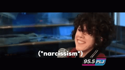 Laughing Woman Narcissist Meme GIF