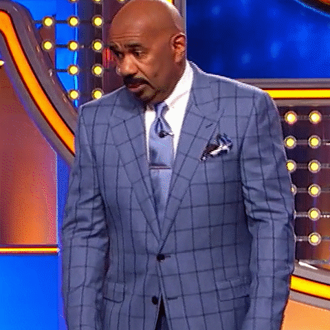Laughter Steve Harvey Family Feud GIF