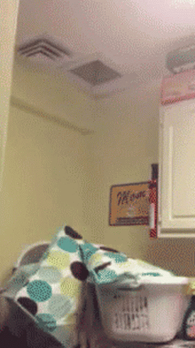 Laundry Room With Almost Sign