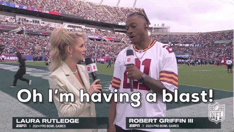 Laura Rutledge Conversation With Rg3 GIF