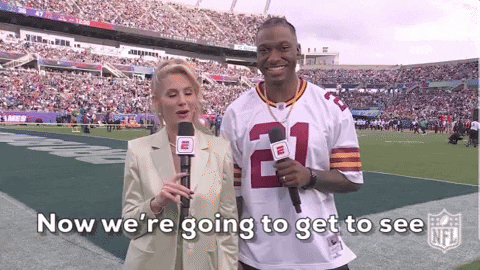 Laura Rutledge Interviewed Rg3 GIF