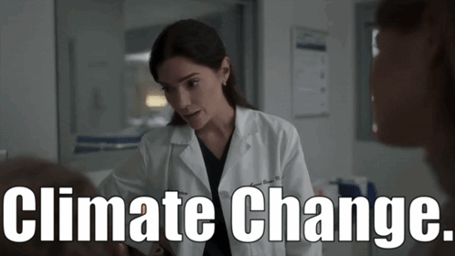Lauren Bloom Says Climate Change GIF