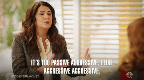 Lauren Graham Too Passive Aggressive GIF