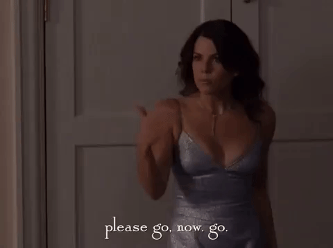 Lauren Graham You Need To Leave Please Go GIF