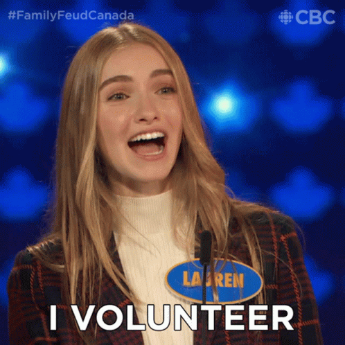 Lauren Pick Me I Volunteer GIF