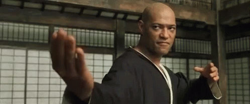 Laurence Fishburne Kung Fu GIF