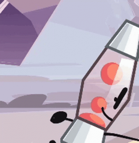 Lava Lamp Eating Fire GIF