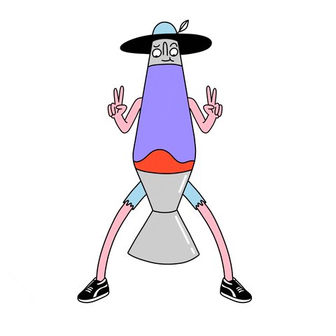 Lava Lamp Pose To Camera GIF