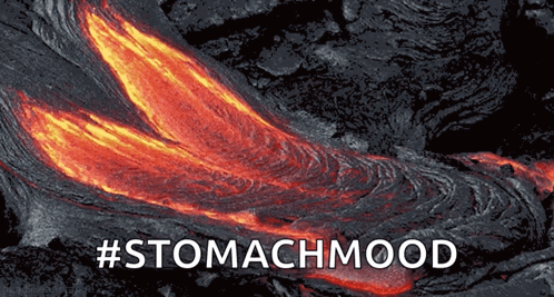 Lava #Stomachmood