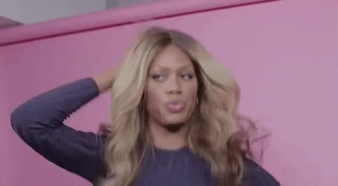 Laverne Cox Head Pat Myself On The Back GIF