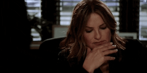 Law And Order Investigate Olivia Benson Thinking GIF