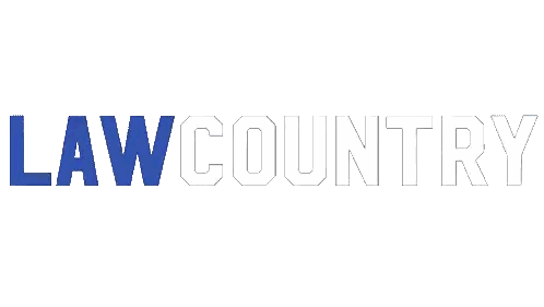 Law Country Logo Red and White