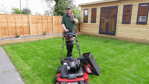 Lawn Mower Jimmy The Mower GIF