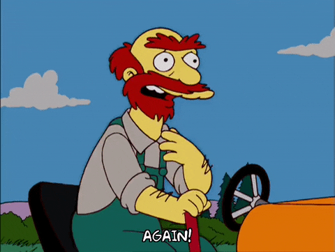 Lawn Mower The Simpsons Willie Shift Gears GIF