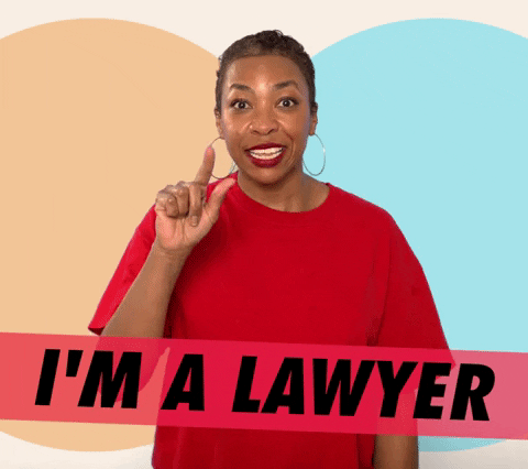 Lady I Am A Lawyer Info GIF