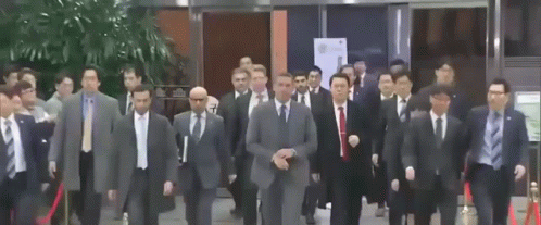 Group Of Lawyer Walking GIF