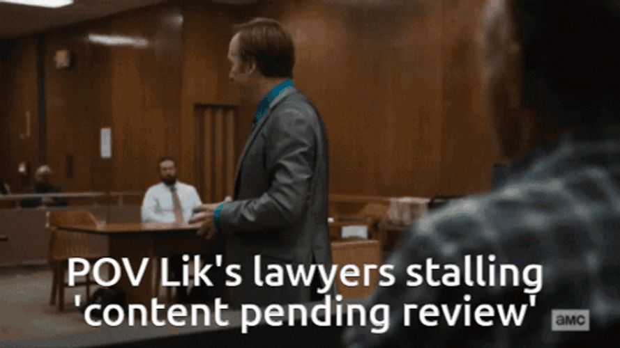 Lawyer Stalling Content Pending Review GIF