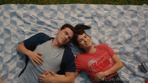 Lay Down Long Weekend Movie Scene GIF
