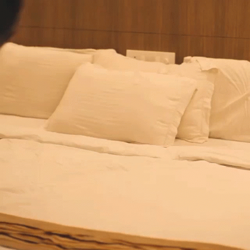 Lay Down On Comfy Bed GIF