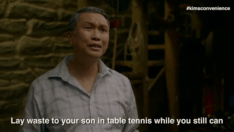 Lay Waste Son Table Tennis While Still Can GIF
