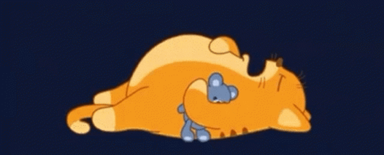 Lazy Cat Nap GIF