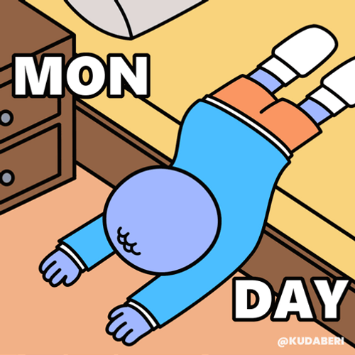 Lazy Monday Monday Vibe GIF