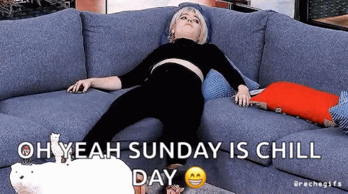 Lazy Sunday Alba Reche GIF
