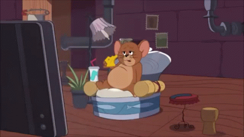 Lazy Sunday Bloated Jerry GIF