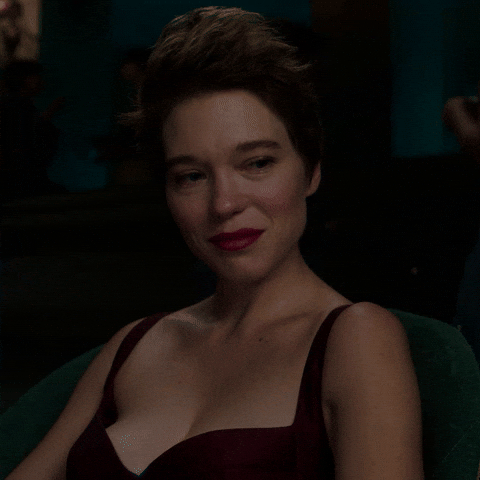 Léa Seydoux Chuckle GIF