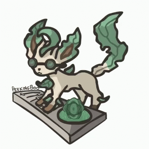 Leafeon As A Dj GIF