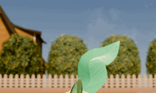 Leafeon Big Smile GIF
