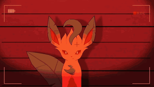 Leafeon Striking The Camera GIF