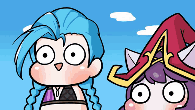 League Of Legends Lulu And Jinx GIF