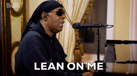 Lean On Me Stevie Wonder Happy Birthday GIF