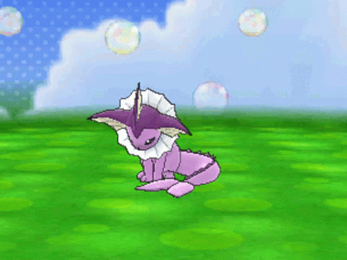Lean Shiny Vaporeon Bubbles GIF