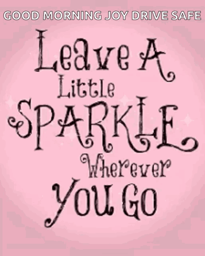 Leave a Little Sparkle