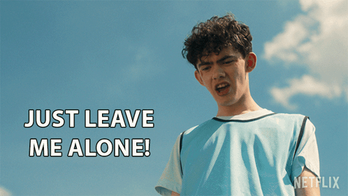 Leave Me Alone Charlie Spring GIF