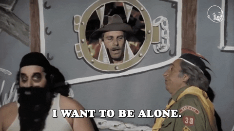 Leave Me Alone Vintage Film Clip GIF