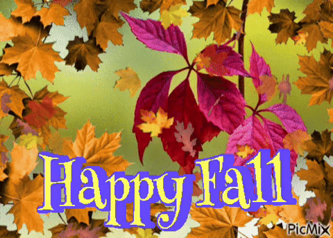 Leaves With Happy Fall