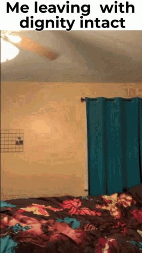 Me Leaving With Dignity Intact GIF