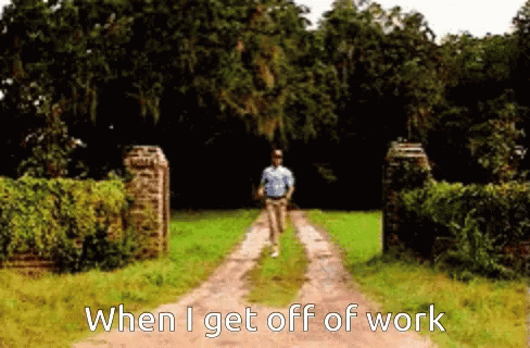 Forrest Gump Leaving Work GIF