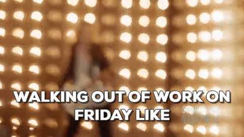 Leaving Work On Friday Concert GIF