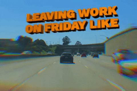 Leaving Work On Friday Highway Timelapse GIF
